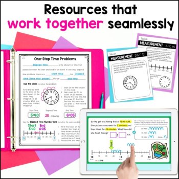 3rd Grade Measurement Unit Area and Perimeter, Elapsed Time, Weight and Capacity, image 2