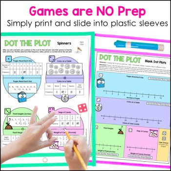3rd Grade Data and Graphing Games - Scaled Bar Graphs - Pictographs - Dot Plots, image 3