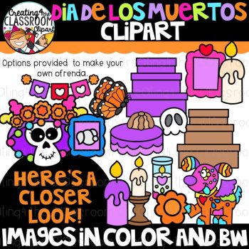 Dia de los Muertos Clipart {Day of the Dead Clipart}, image 2