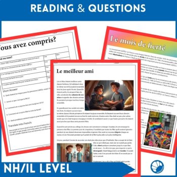 French Pride Month Reading | LGBTQ+ Short Story & Activities, image 2