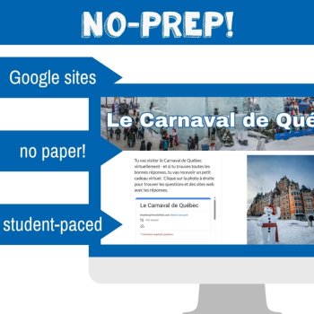Carnaval de Québec winter carnival escape game for high school French/English, image 4