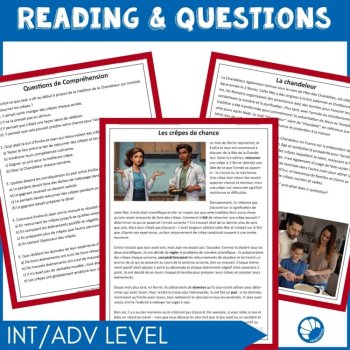 Intermediate/advanced French reading about Chandeleur Les crêpes de chance, image 2