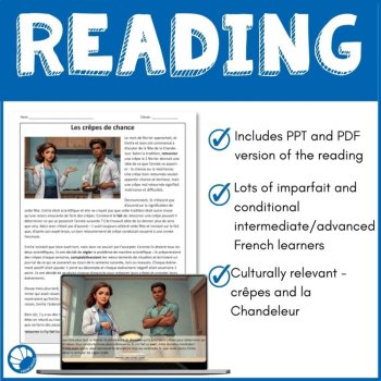 Intermediate/advanced French reading about Chandeleur Les crêpes de chance, image 3