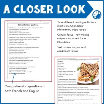 Intermediate/advanced French reading about Chandeleur Les crêpes de chance, image 4
