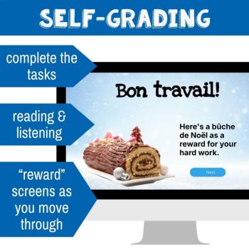 French Winter Clothing Vocabulary Boom Cards | Audio Practice, image 4