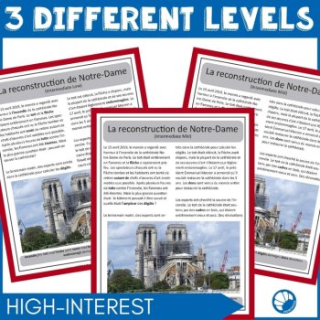 French Reading Comprehension High School | Notre Dame Cathedral Reconstruction, image 2