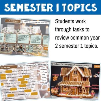 French 2 Semester 1 Review Game | Passé Composé Practice, image 2