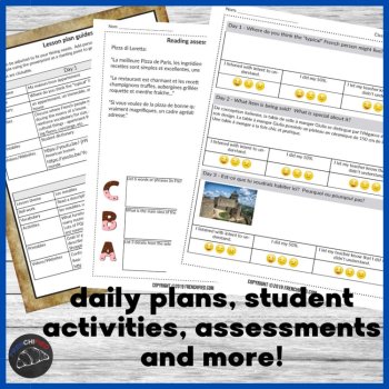 French 2 Curriculum Bundle, Level 2 Comprehensible Input Units 5–8, image 3