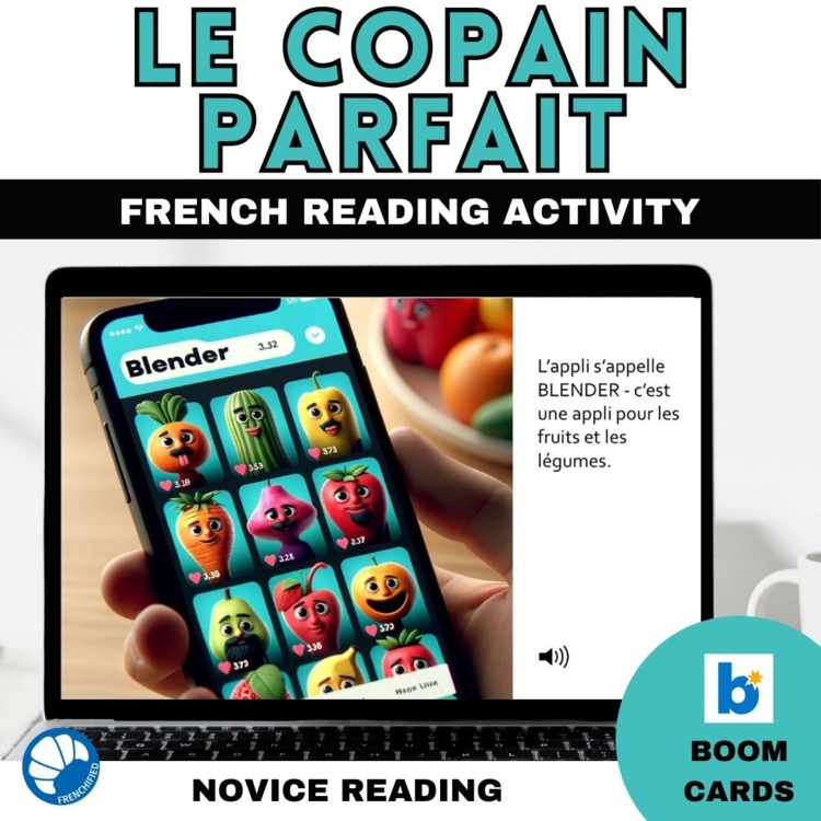 Beginning French reading comprehension Le Copain Parfait Short Story