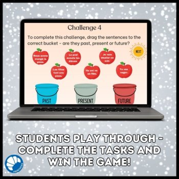 Passe Compose Escape Room | French Grammar Digital Activity, image 3