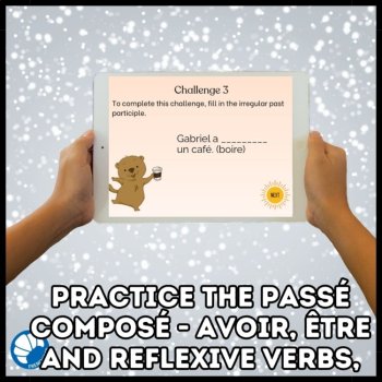 Passe Compose Escape Room | French Grammar Digital Activity, image 4