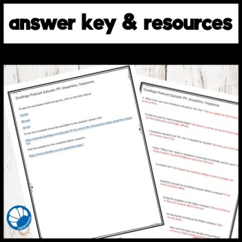 French listening Activities for Duolingo Podcast 99 Josephine Baker l'espionne, image 4