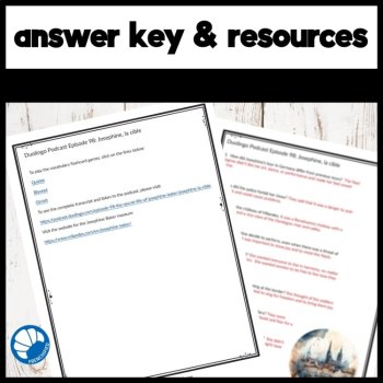 Duolingo French Podcast listening activities Episode 98 Josephine Baker le cible, image 4