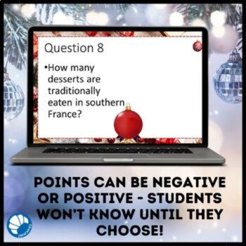 No-prep French Christmas Activity Noël It's not Fair Game winter activity, image 3