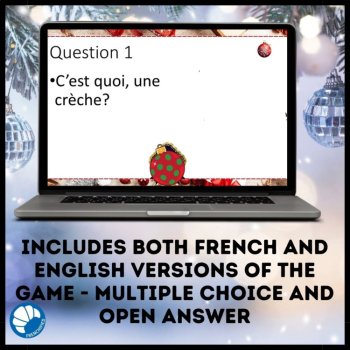 No-prep French Christmas Activity Noël It's not Fair Game winter activity, image 4