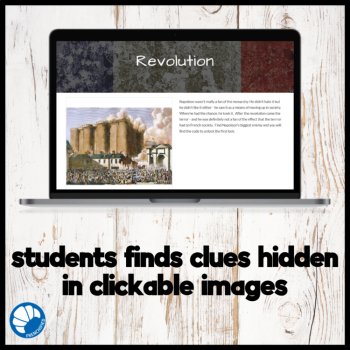 Napoleon Bonaparte Digital Escape Room high school World History French history, image 3