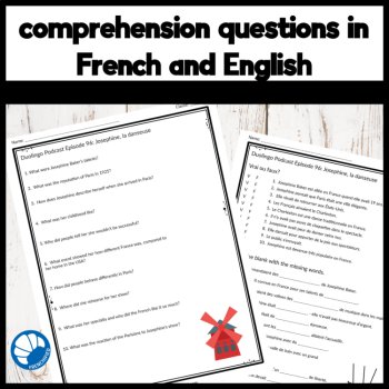 Josephine Baker French listening Activities for Duolingo Podcast Episode 96, image 3