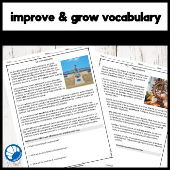 200 core French reading comprehension readings and questions, image 4