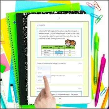 3rd Grade STAAR Review Math TEKS Tests - Digital Google Forms and Printable, image 4