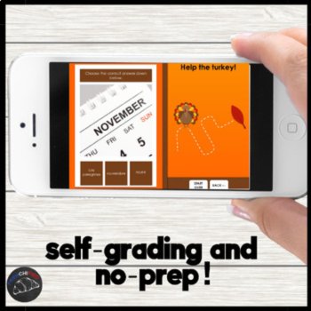 Spanish Thanksgiving Game | Acción de Gracias Vocabulary Practice, image 2