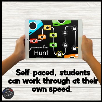 Subject pronouns in Spanish digital practice game Spanish pronouns, image 4