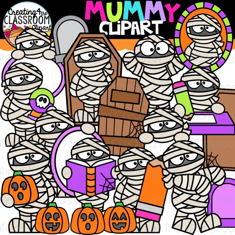 Mummy Clipart {Halloween Clipart}