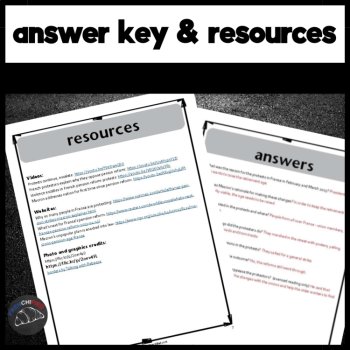 French reading Comprehension and questions the 2023 French protests, image 4