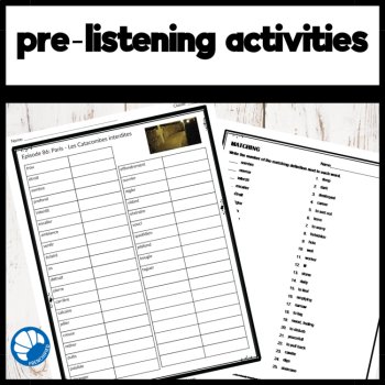French Duolingo Podcast 86: Les Catacombes Interdites listening activities, image 2