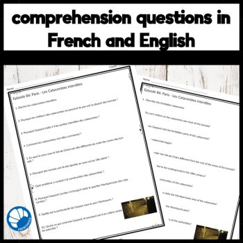 French Duolingo Podcast 86: Les Catacombes Interdites listening activities, image 3