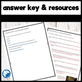 French Duolingo Podcast 86: Les Catacombes Interdites listening activities, image 4