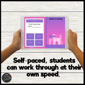 French Boom Cards | Grammar & Vocabulary Practice Bundle, image 4