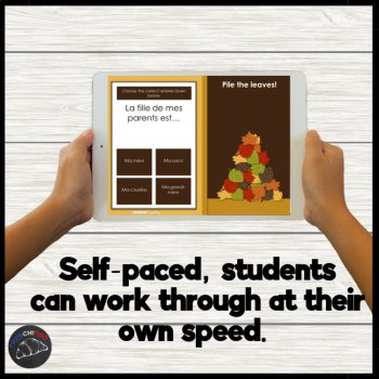 Boom Cards La Famille | French Family Vocabulary Game, image 4