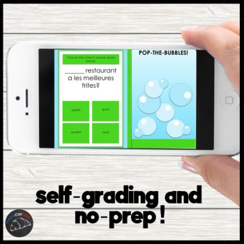 Quel and Ce | French Grammar Boom Cards Practice, image 2