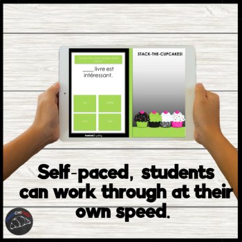 French Boom cards demonstrative adjective activity ce cet cette ces, image 4