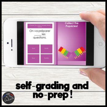 French Tout Toute Tous Toutes Practice | Boom Cards Grammar Game, image 2