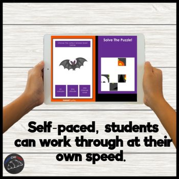 French vocabulary Halloween Toussaint digital practice game French Boom cards, image 4