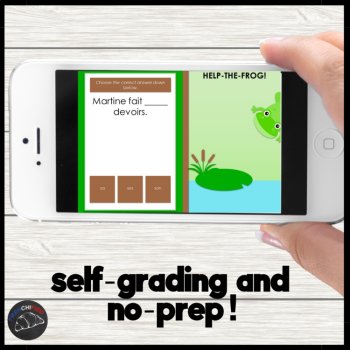 French Possessive Adjectives Boom Cards: Self-Grading Practice, image 2