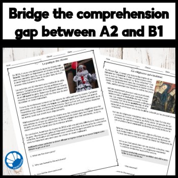 Intermediate French Reading Comprehension | Panics & Trends Passages, image 2