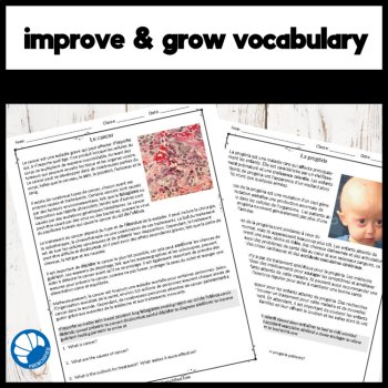 A2 Intermediate Low French Reading Bundle 50 Intermediate Comprehension Passages, image 4