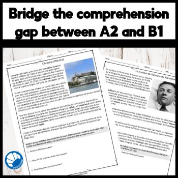 Intermediate French Reading Passages | 10 Mysteries with Questions, image 2