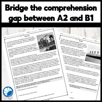 Short Readings in French | History Disasters Comprehension Worksheets, image 2