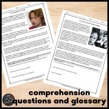 Intermediate French reading comprehension activities - Scientific Discoveries, image 3