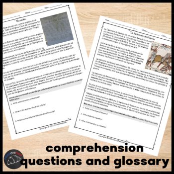 Intermediate French Reading: 10 Historical Events Passages and Questions, image 3