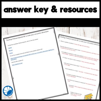 French listening Activities Bundle for Duolingo French Podcasts Season 11, image 4