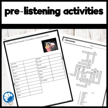 French Duolingo Podcast Episode 75 listening Activities and worksheets, image 2