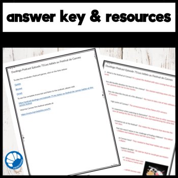 French Duolingo Podcast Episode 75 listening Activities and worksheets, image 4