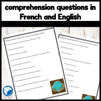 Duolingo Podcast Worksheets French: Episode 76 Listening Activities, image 3