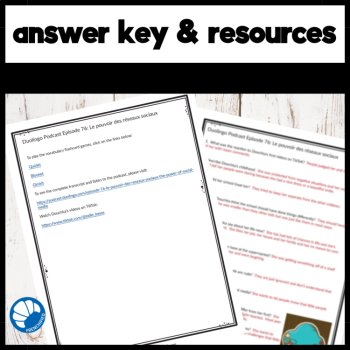 Duolingo Podcast Worksheets French: Episode 76 Listening Activities, image 4