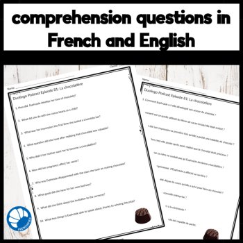French listening activities Duolingo Podcast notes Episode 81: La Chocolatière, image 3