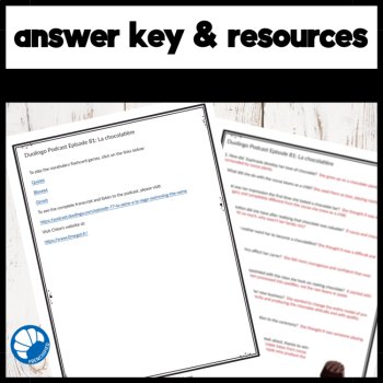 French listening activities Duolingo Podcast notes Episode 81: La Chocolatière, image 4